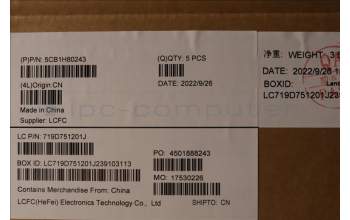 Lenovo 5CB1H80243 COVER Upper Case ASM_UKE L82TV BU_BK_TEX