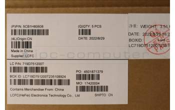 Lenovo 5CB1H80608 COVER Upper Case ASM_HIN L82TV IG_IMR