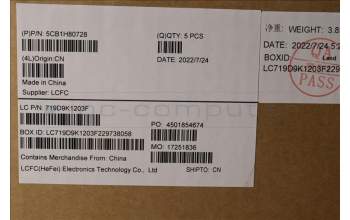 Lenovo 5CB1H80728 COVER Upper Case ASM_UKE L82RL FP AG U