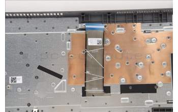 Lenovo 5CB1H80747 C-Cover with keyboard, Belgian, Arctic Grey, FingerPrint, UK