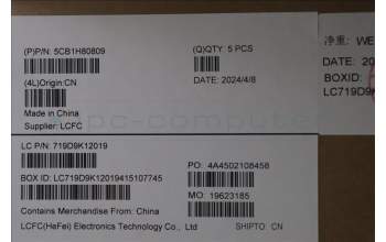 Lenovo 5CB1H80809 COVER Upper Case ASM_BEL L82RL NFP AB U