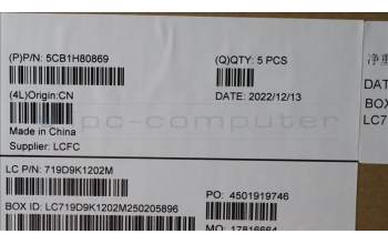 Lenovo 5CB1H80869 COVER Upper Case ASM_HUN L82RL NFP AG U