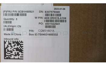 Lenovo 5CB1H80921 COVER Upper Case ASM_POR W 82R8 CG