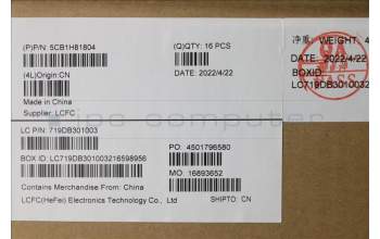 Lenovo 5CB1H81804 COVER, D_COVER_WWAN_BLK_ASSY