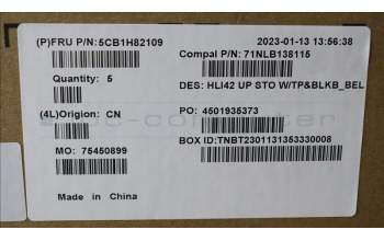 Lenovo 5CB1H82109 COVER UpperCaseASM_BEL C82SH StoBL