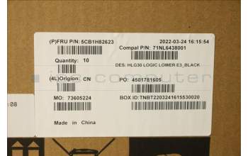 Lenovo 5CB1H82623 COVER Lower Case C 82S9 Black