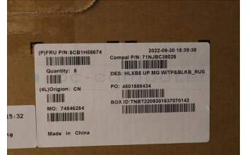 Lenovo 5CB1H88674 COVER Upper Case ASM_RUS C21DL MGBL