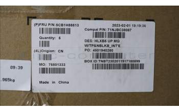 Lenovo 5CB1H88813 COVER UpperCase ASM_EURO ENG C21DL MGNBL