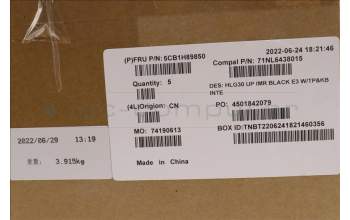 Lenovo 5CB1H89850 COVER UpperCaseASMEURO ENG C82S9 E3 BLA