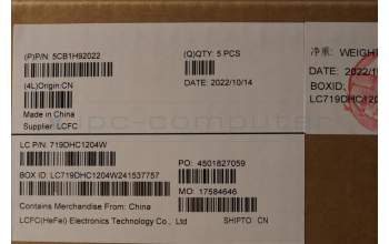 Lenovo 5CB1H92022 COVER Upper Case ASM_ENG L82QD FPSD
