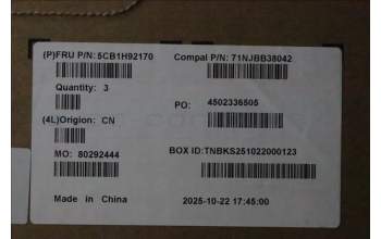 Lenovo 5CB1H92170 COVER Upper Case ASM_HUN C21DK MGBL