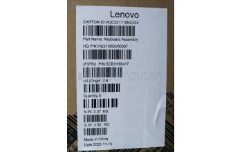 Lenovo 5CB1H95417 COVER Upper Case ASM_ITA H 82SK CLGY UMA