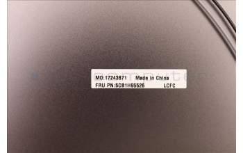Lenovo 5CB1H95526 COVER LCD Cover L 82SF METAL_S/G_2.6