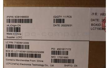 Lenovo 5CB1H95533 LCD Cover L 82SF METAL_A/B_T