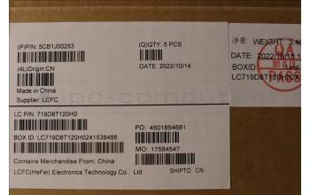 Lenovo 5CB1J00253 COVER UpperCaseASM_EUROENGL82SFFPABBL_PC