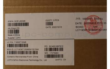 Lenovo 5CB1J00346 COVER Upper Case ASM_ENGL82SFFP_CG_BL_ML