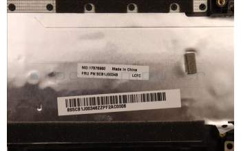 Lenovo 5CB1J00346 COVER Upper Case ASM_ENGL82SFFP_CG_BL_ML