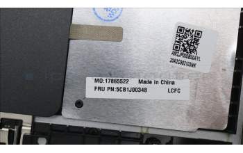 Lenovo 5CB1J00348 COVER Upper Case ASM_FRAL82SFFP_CG_BL_ML