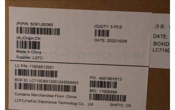 Lenovo 5CB1J00365 COVER Upper Case ASM_SPAL82SFFP_CG_BL_ML