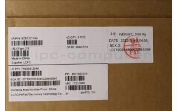 Lenovo 5CB1J01149 COVER UpperCaseASM_FRA/ENGL82SFFPSGBL_ML