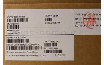 Lenovo 5CB1J01163 COVER Upper Case ASM_SLVL82SFFP_SG_BL_ML