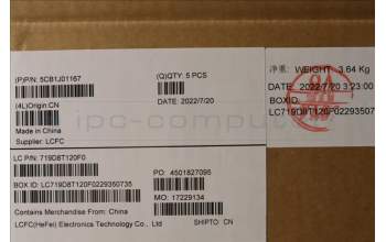 Lenovo 5CB1J01167 COVER Upper CaseASM_THAIL82SFFP_SG_BL_ML