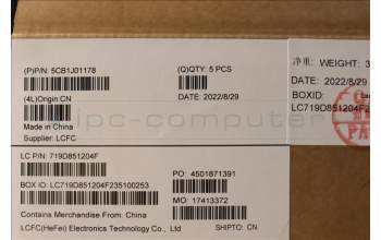 Lenovo 5CB1J01178 COVER UpperCaseASM_EUROENGL82SFFPSGBL_PC