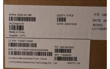 Lenovo 5CB1J01188 COVER Upper Case ASM_ITAL82SFFP_SG_BL_PC