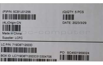 Lenovo 5CB1J01256 COVER Upper Case ASM_PORL82SFFP_SG_NB_PC