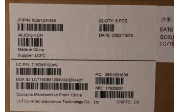 Lenovo 5CB1J01456 COVER Upper Case ASM_BELL82SFNF_SG_BL_PC