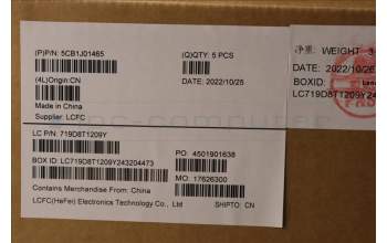 Lenovo 5CB1J01465 COVER Upper Case ASM_GERL82SFNF_SG_BL_PC