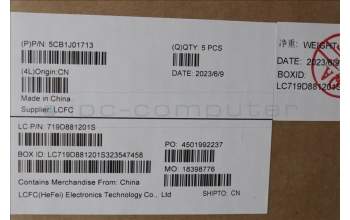 Lenovo 5CB1J01713 COVER Upper Case ASM_FRA L82QC NFP_CG