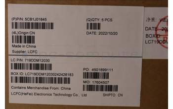 Lenovo 5CB1J01845 COVER Upper Case ASM_TC L82QG FPSG