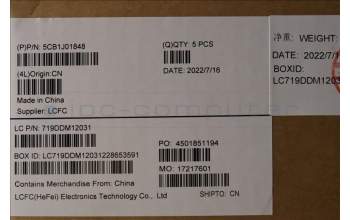 Lenovo 5CB1J01848 COVER Upper Case ASM_UKE L82QG FPSG