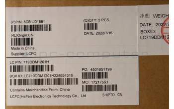 Lenovo 5CB1J01881 COVER Upper Case ASM_EURO ENG L82QGNFPAG