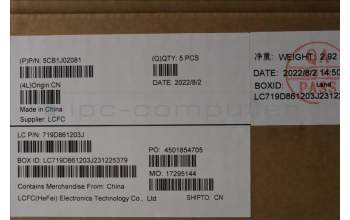 Lenovo 5CB1J02081 COVER Upper Case ASM_UKE L82QE FPSB