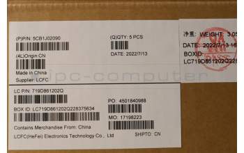 Lenovo 5CB1J02090 COVER Upper Case ASM_USA ENG L82QE FPSB