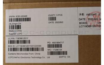 Lenovo 5CB1J02449 COVER Upper Case ASM_EURO ENG L82QENFPSB