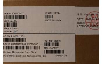 Lenovo 5CB1J02477 COVER Upper Case ASM_TC L82QE NFPSG