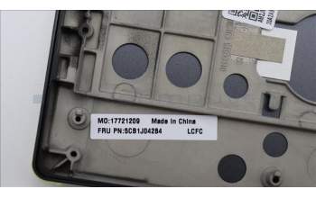 Lenovo 5CB1J04284 C-Cover with keyboard, Czech Slovakian, Onyx Grey, RGB Backlight, UK