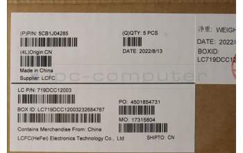 Lenovo 5CB1J04285 COVER Upper Case ASM_ENG L82TF RGBOG