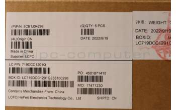 Lenovo 5CB1J04292 COVER Upper Case ASM_GRE L82TF RGBOG