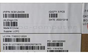 Lenovo 5CB1J04336 COVER Upper Case ASM_SPA L82TF RGBSG