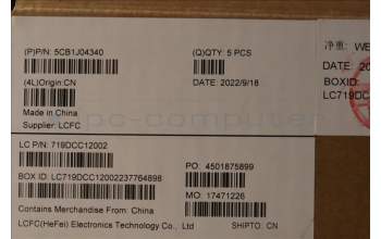 Lenovo 5CB1J04340 COVER Upper Case ASM_THAI L82TF RGBSG