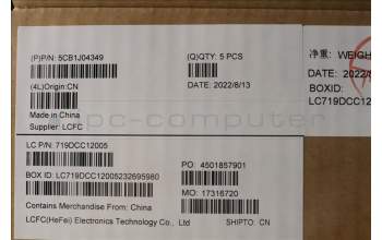 Lenovo 5CB1J04349 COVER Upper Case ASM_ENG L82TF WHOG