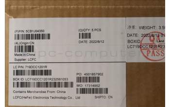 Lenovo 5CB1J04350 COVER Upper Case ASM_EURO ENG L82TF WHOG