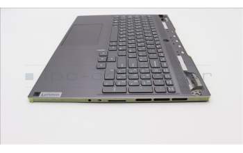 Lenovo 5CB1J04398 C-Cover with keyboard,Russian,Storm Grey,White Backlight