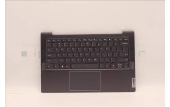 Lenovo 5CB1J08520 C-Cover with keyboard, English, Storm Grey, Backlight, Fingerprint, US