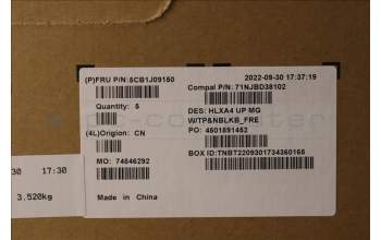 Lenovo 5CB1J09150 COVER Upper Case ASM_FRA C21DH MGNBL