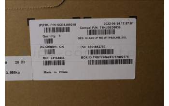 Lenovo 5CB1J09218 COVER Upper Case ASM_BEL C21DJ MGBL